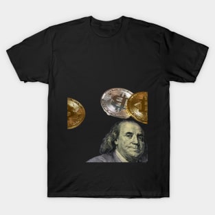 Bitcoin & Benjamin Franklin T-Shirt